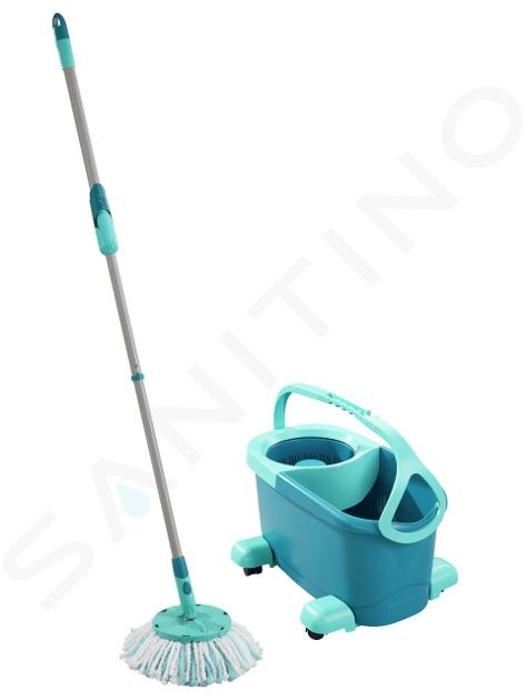 Leifheit Nettoyage - Set balai à franges Clean Twist Disc Mop Ergo Mobile 52102