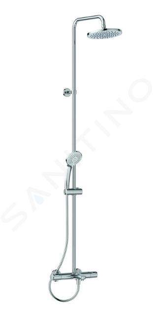 Ideal Standard CeraTherm - Set de douche avec thermostat de baignoire, diamètre 200 mm, 3 jets, chrome A7590AA