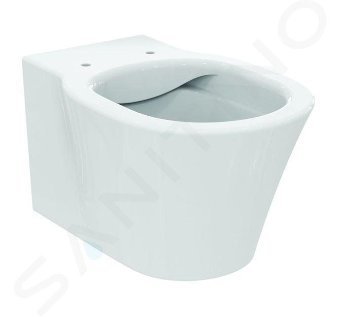 Ideal Standard Connect Air - Miska WC montowana do ściany, bez kołnierza, Ideal Plus, biała E2288MA