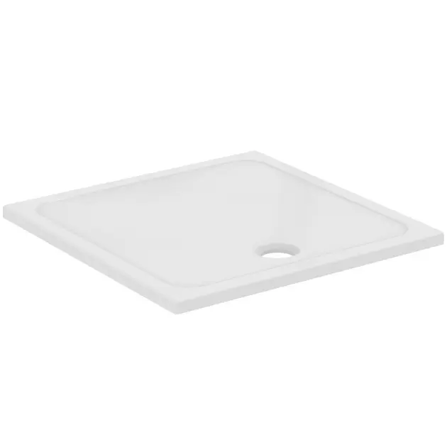 Ideal Standard Connect 2 - Plato de ducha, 90x90 cm, desagüe frontal, blanco R036301