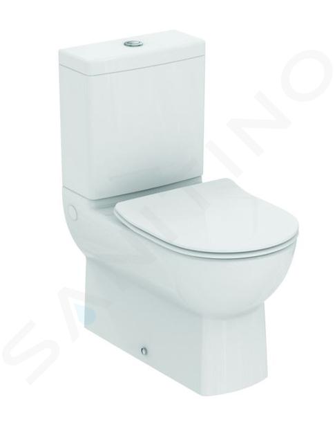 Ideal Standard Eurovit - WC monoblocco con copriwater, bianco T443501