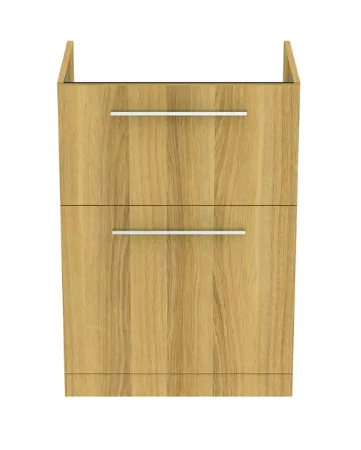 Levně Ideal Standard i.Life A - Umyvadlová skříňka, 60x44x85 cm, 2 zásuvky, přírodní dub T5273NX