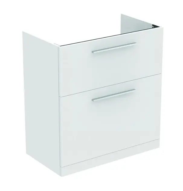 Levně Ideal Standard i.Life A - Umyvadlová skříňka, 80x44x85 cm, 2 zásuvky, matná bílá T5274DU