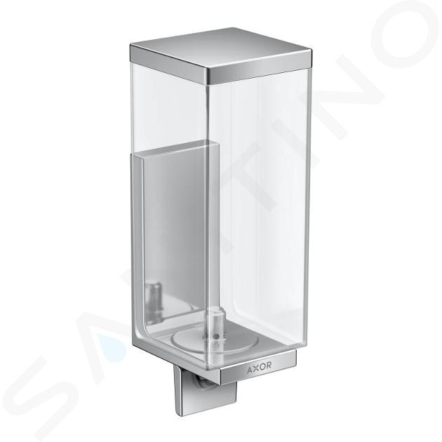 Axor Universal Rectangular - Dispenser di sapone liquido con supporto, cromo 42610000