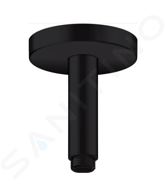 Axor Elementi doccia - Braccio doccia a soffitto, 100 mm, nero opaco 26432670