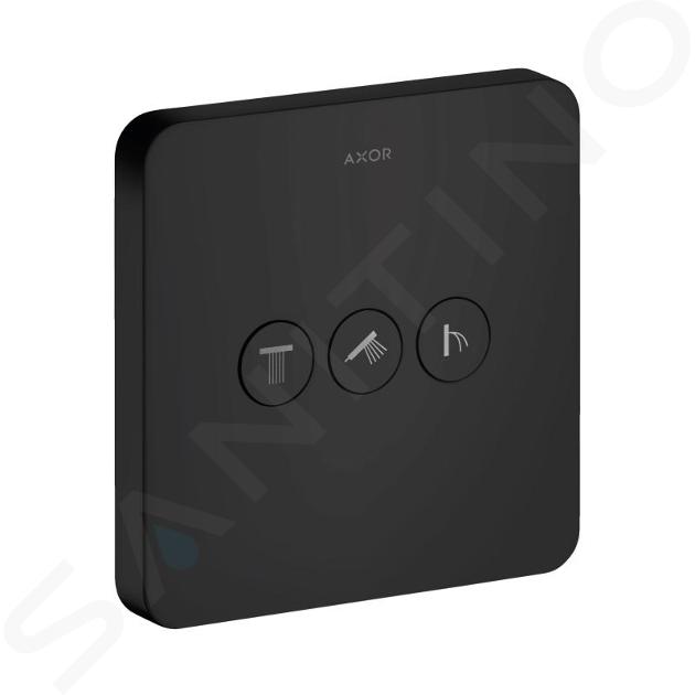 Axor ShowerSelect - Válvula de cierre y desvío para 3 dispositivos, negro mate 36773670