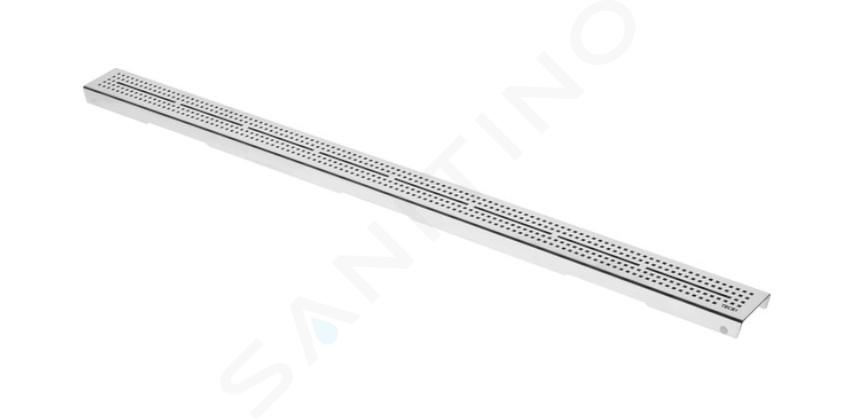 Tece TECEdrainline - Griglia Quadratum per canalina doccia 700 mm, acciaio inox lucido 600750