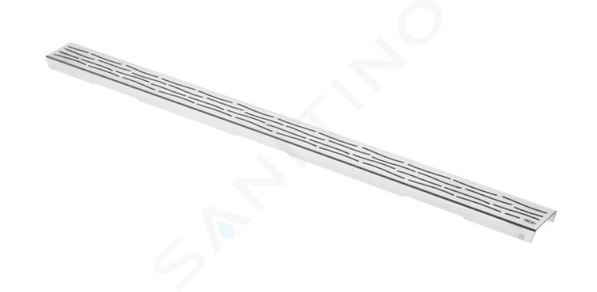 Tece TECEdrainline - Rács Organic zuhanykádhoz 700 mm, polírozott rozsdamentes acélból 600760