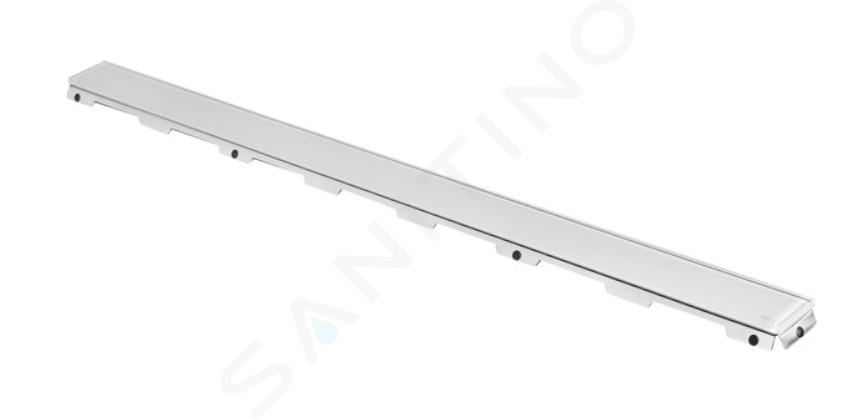 Tece TECEdrainline - Rács zuhanykádhoz 700 mm, üveg/fehér 600791