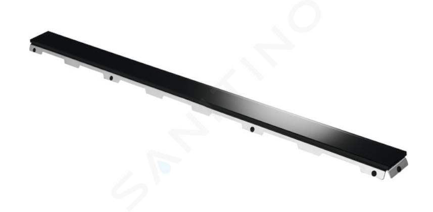 Tece TECEdrainline - Rács zuhanykádhoz 700 mm, üveg/fekete 600792