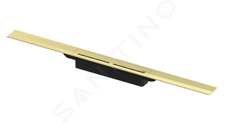 Tece TECEdrainprofile - Duschrinne 80 cm, Gold-Optik gebürstet 670802