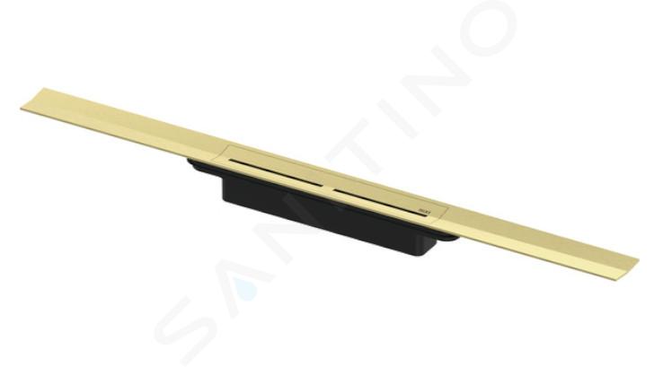 Tece TECEdrainprofile - Canalina doccia 800 mm, oro ottico spazzolato 670802