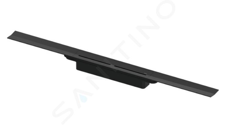 Tece TECEdrainprofile - Duschrinne 80 cm, Edelstahl schwarz gebürstet 670821