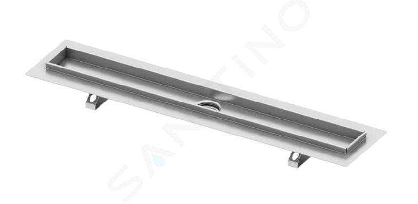 Tece TECEdrainline - Zuhanyzó vályú 700 mm, Seal System tömítőszalaggal, rozsdamentes acélból 600700