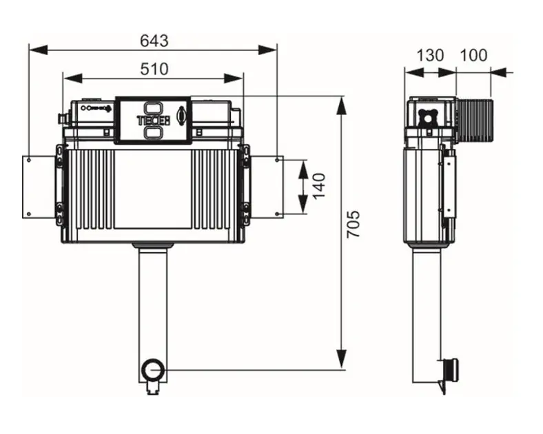 Valvola Di Scarico Viega Per Cassetta Di Risciacquo 3F
