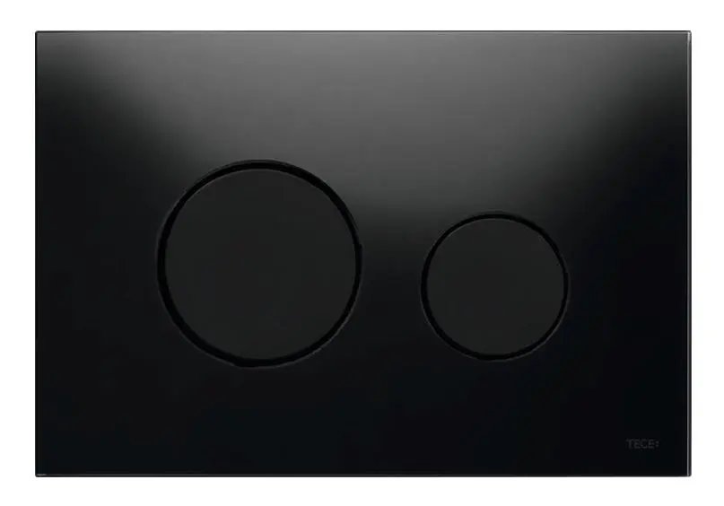 Tece TECEloop - Süllyesztett vezérlés, fekete üveg/fekete 9240657