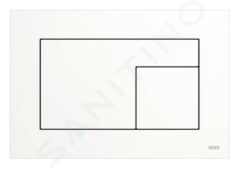 Tece TECEvelvet - WC-Betätigungsplatte, Anti-Fingerprint-Oberflächenbehandlung, weiß 9240735