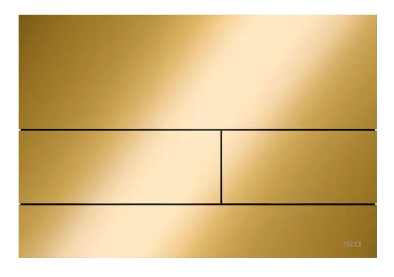 Tece TECEsquare - Control de descarga, oro brillante 9240839