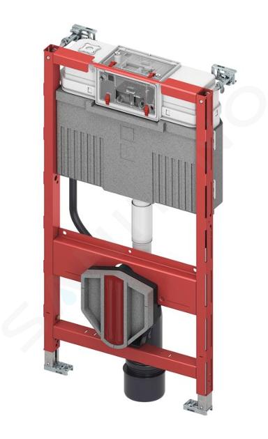 Tece TECEprofil - Vorwandelement für Wand-WC, mit Bidetfunktion, Spülkasten Uni, Bauhöhe 0,98 m 9300382