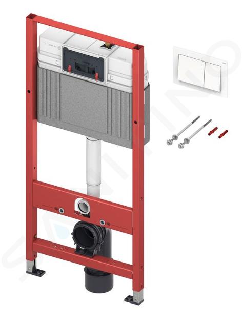 Tece TECEbase - Vorwandelement für Wand-WC, mit Spülkasten Base, inkl. Betätigungsplatte, Bauhöhe 1,12 m 9400400