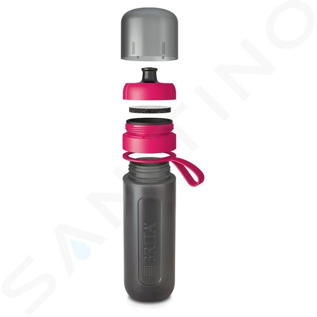 Brita Accessori - Bottiglia filtrante, volume 0,6 l, 1x filtro, rosa  1020102