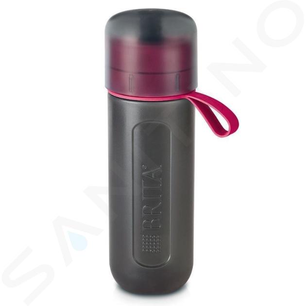 Brita Accessori - Bottiglia filtrante, volume 0,6 l, 1x filtro, rosa/grigio  1020337