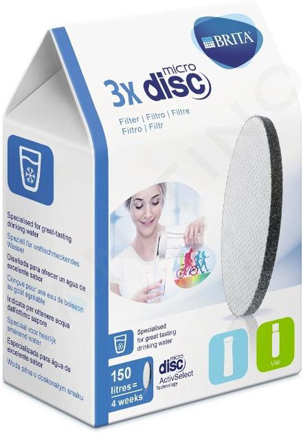 Brita Accesorios - Filtros de agua MicroDisc, 3 unidades 1039628