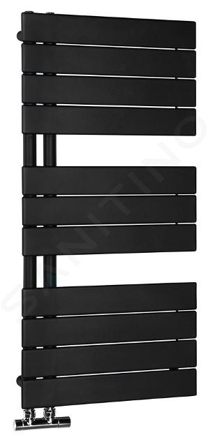 Aqualine Chauffage - Sèche-serviettes Mili, 45x93 cm, 381 W, noir mat DC606T