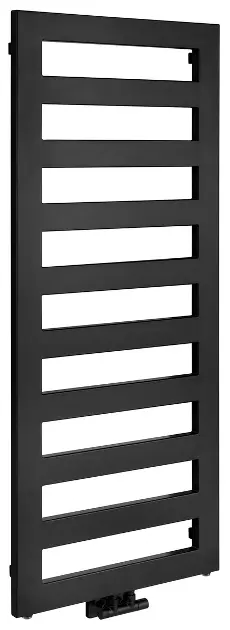 Sapho Block - Grijaći element 50 x 147 cm, mat crna IR185