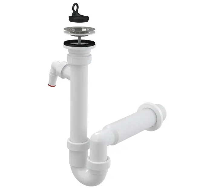 Alcadrain Sifons - Spoelbak, diameter 70 mm, met aansluiting, kunststof A810-DN50