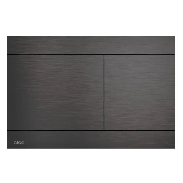 Alcadrain Flat - Süllyesztett vezérlés, csiszolt pisztolyfém FUN-GM-B