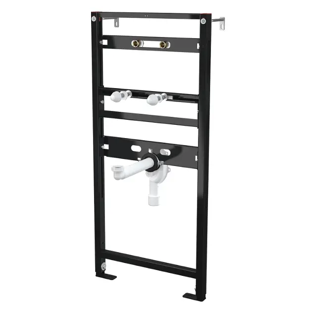 Alcadrain Predstenové inštalácie - Predstenová inštalácia na umývadlo a nástenné armatúry, so vstavaným sifónom, stavebná výška 1,12 m A104AVS/1120