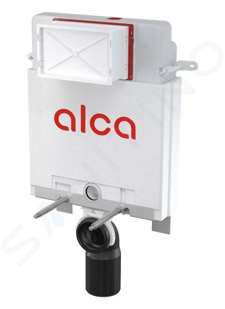 Alcadrain Moduli di installazione - Installazione a parete per WC sospeso, dispenser di compresse, da murare, altezza di costruzione 0,86 m AM100/850