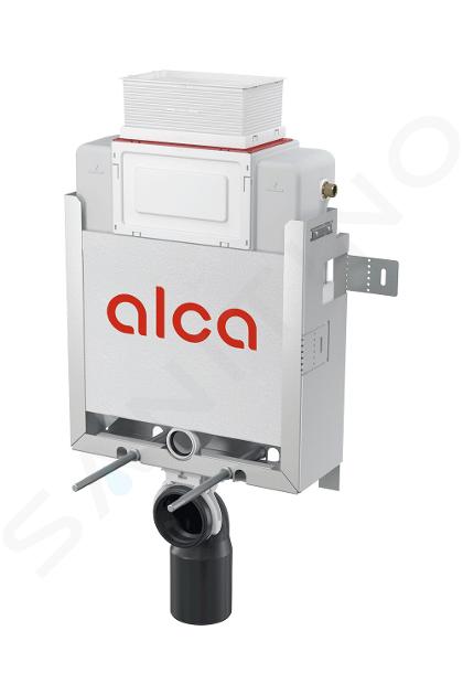 Alcadrain Moduli di installazione - Modulo Renov per WC a parete, comando superiore/frontale, dispenser di compresse, per montaggio a parete, altezza di costruzione 0,85 m AM119/850