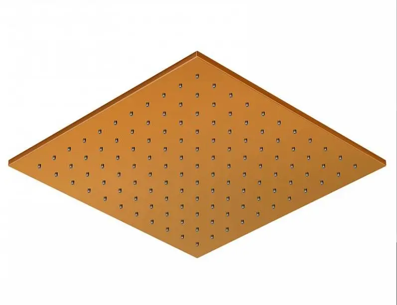 Steinberg 120 - Soffione doccia 30x30 cm, color oro rosa 120 1686 RG