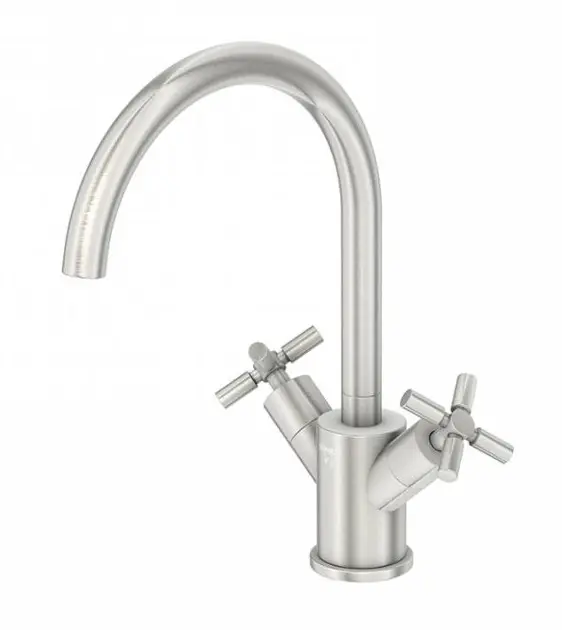 Steinberg 250 - Mitigeur de lavabo avec vidage, nickel brossé 250 1500 BN