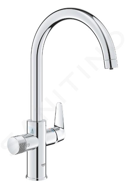 Grohe Blue Pure - Spültischarmatur StartCurve mit Filterfunktion, Chrom 30592000