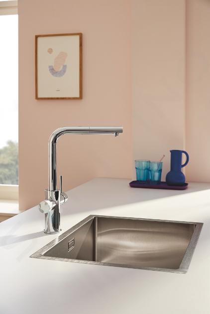 Miscelatore Cucina Cromo Rubinetto Blue Home GROHE 31 539 000 in Offerta su  Prezzoforte