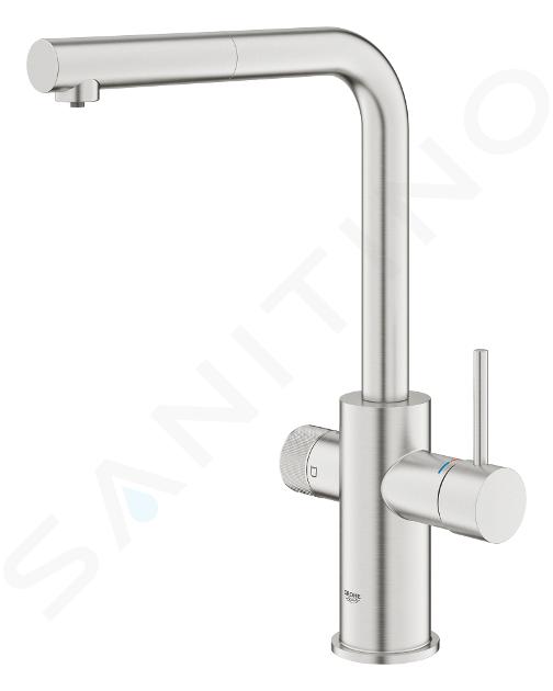 El mejor Grohe Blue Pure - Grifo De Fregadero Minta Con Función De Filtro Y  Salida Extraíble, Cromo 30601000 barato en oferta