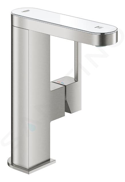 Grohe Plus - Mélangeur lavabo digital M, avec bec Push-Open, supersteel 23958DC3