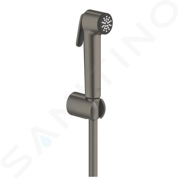 Grohe Tempesta-F - Ducha de bidé con soporte y manguera 1,25 m, Hard Graphite cepillado 27513AL1