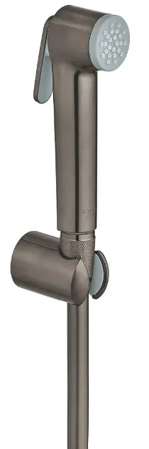 Grohe Tempesta-F - Douchette de bidet avec support et flexible de 1,25 m, Hard Graphite brossé 27513AL1