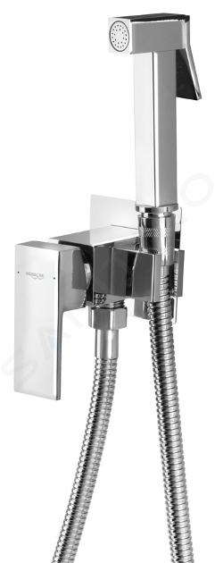 Aqualine Bidet - Podtynkowa bateria bidetowa, ze sprayem, chrom SK301