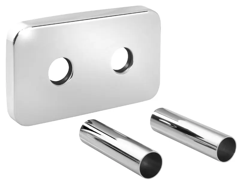 Bruckner Wicher - Cover rosette for middle connection 50 mm, chrome 600.315.1