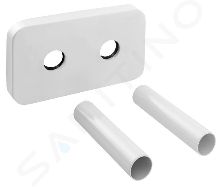 Bruckner Wicher - Cache rosace pour raccordement central 50 mm, blanc 600.315.4