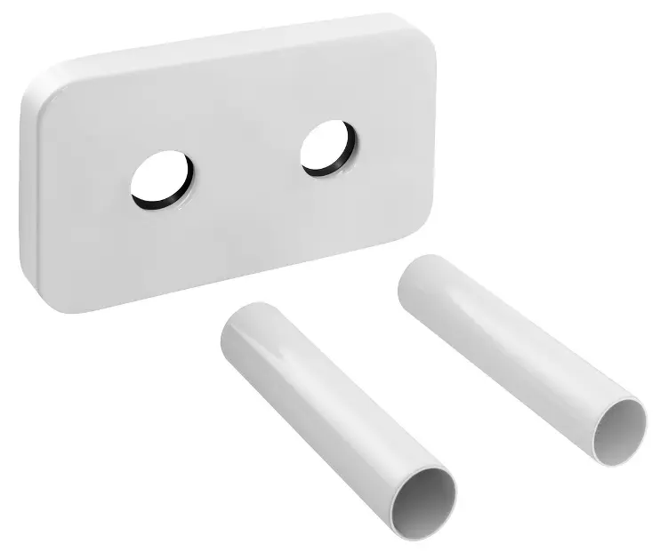 Bruckner Wicher - Cover rosette for middle connection 50 mm, white 600.315.4