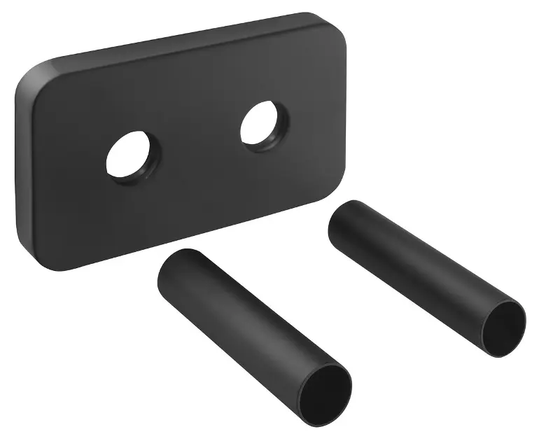 Bruckner Wicher - Cover rosette for centre connection 50 mm, matte black 600.315.6