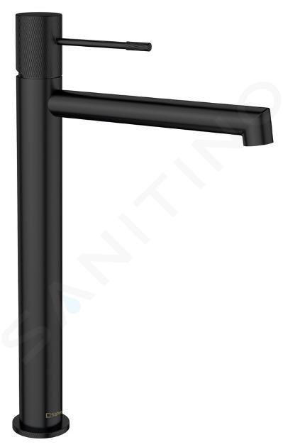 Sapho Solaris - Grifo de lavabo, negro mate WD006B