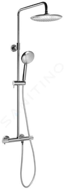 Sapho Solaris - Set de douche avec thermostat, 5 jets, chrome WD139