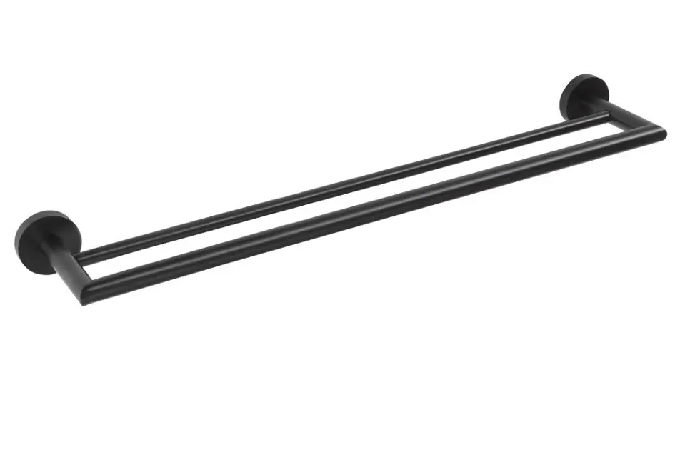 Sapho X-Round - Držač za ručnike, duljina 66 cm, crni XR401B